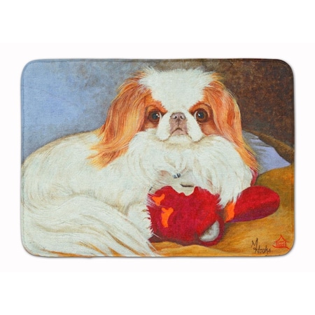 Carolines Treasures Japanese Chin Pink Gorilla Machine Washable Memory Foam Mat MH1049RUG
